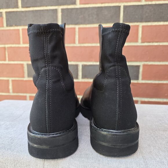 Stuart Weitzman 5050 Lift Pull On Ankle Boots Bootie Nappa Leather Womens 10B - Picture 6 of 9